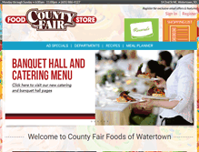 Tablet Screenshot of countyfairfoodswatertown.com